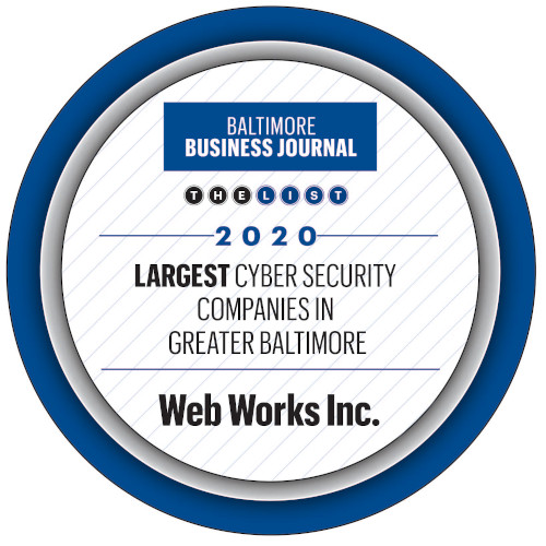 web works inc - awarded Largest Cyber Security Companies in Greater Baltimore
